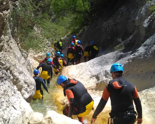 canyoning pyréénes amelie les bains