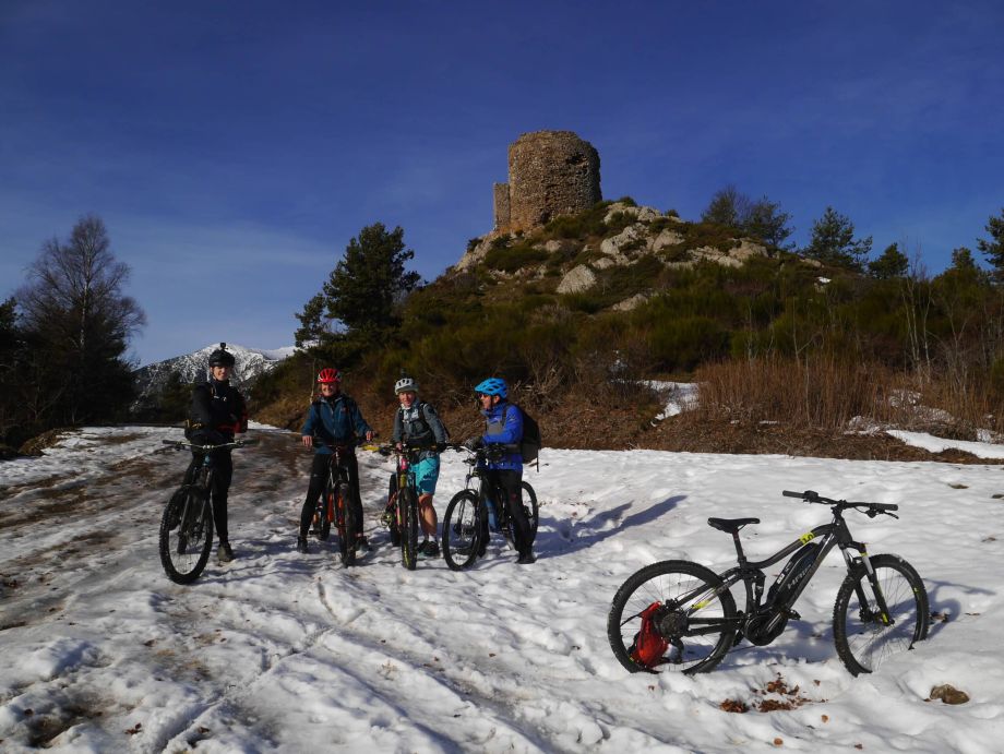 rando VTT sur neige