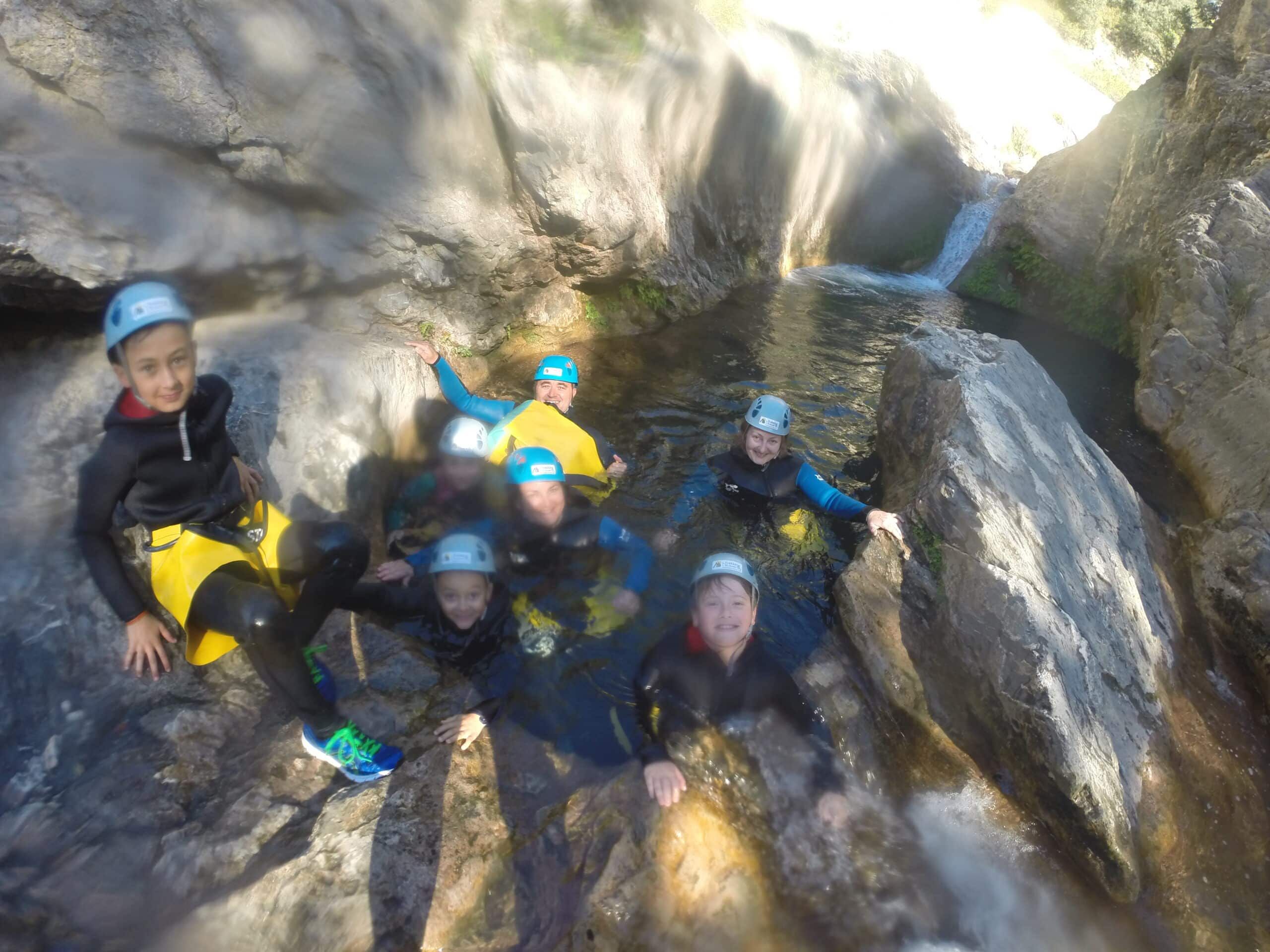 canyoning famille