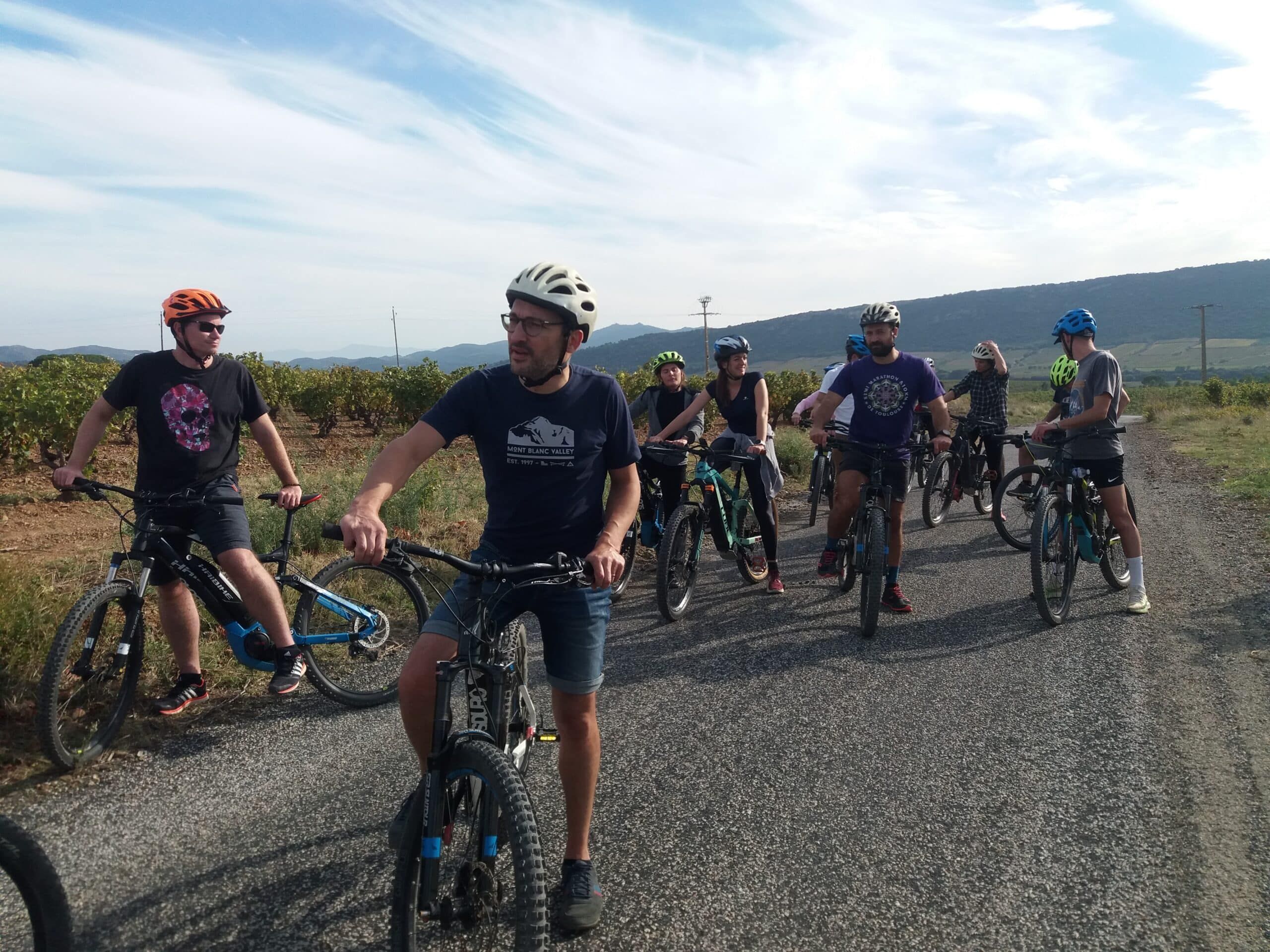 Groupe de cyclistes